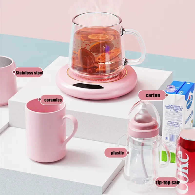 USB Thermostatic Heating Cup Coaster – 3 Level Temperature Control