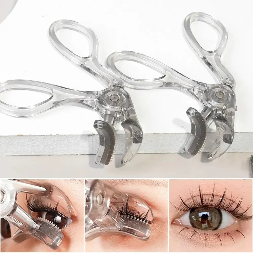 Dual-Type Eyelash Curler with Comb – Wide & Partial Clip Options, Waterproof, Long-Lasting, Natural Curl, Unisex Certified - Urbizia