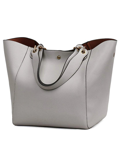 Pahajim Handbags for Women Large Tote Bag PU Leather Waterproof Handbags Shoulder Bag Womens Top Handle Bag for Work Shopping Ba