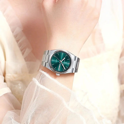 POEDAGAR Elegant Watches For Women Waterproof Luminous Date Week Ladies Watch Quartz Stainless Steel Woman's Fashion Wristwatch