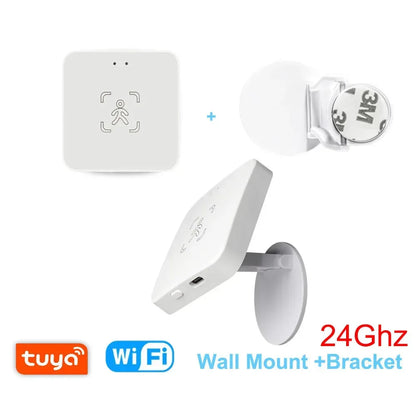 Tuya Zigbee/WiFi Smart Human Presence Sensor 24Ghz MmWave Radar Detection Luminance/Distance Detection Support Home Assistant - Urbizia