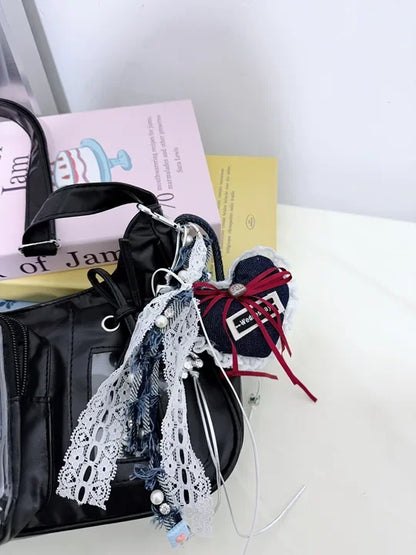 Y2k Harajuku Shoulder Bag Women Korean Transparent Ita Bag School Crossbody Bag Female Japanese Designer Preppy Handbag Purse