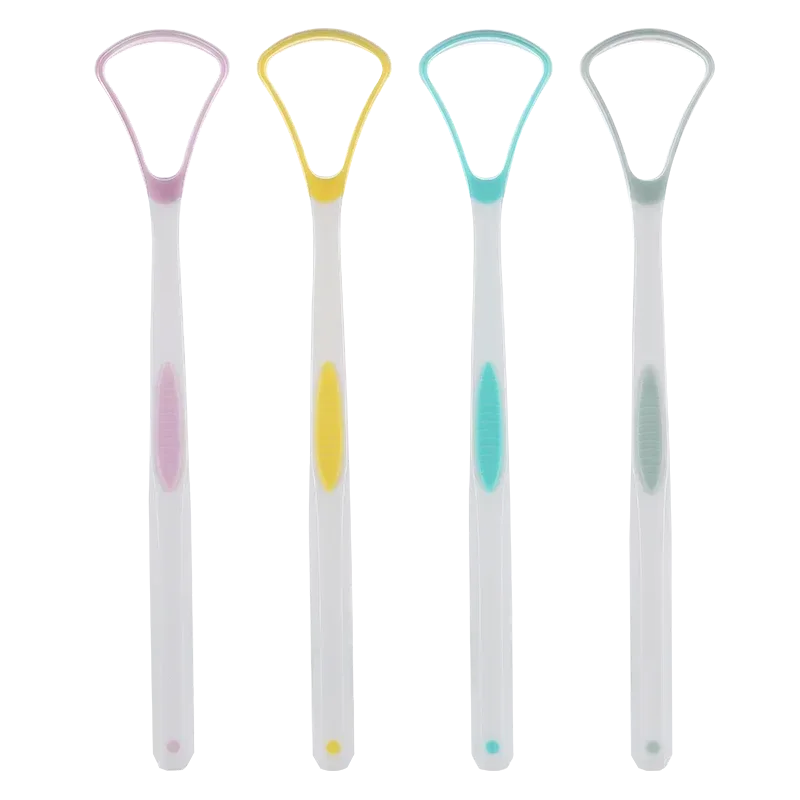 Tongue Scraper Cleaner for Adult Kid,Tongue Brush for Fresh Breath Dental Eliminate Bad Breath in Seconds Oral Care Tool - Urbizia