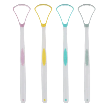 Tongue Scraper Cleaner for Adult Kid,Tongue Brush for Fresh Breath Dental Eliminate Bad Breath in Seconds Oral Care Tool - Urbizia
