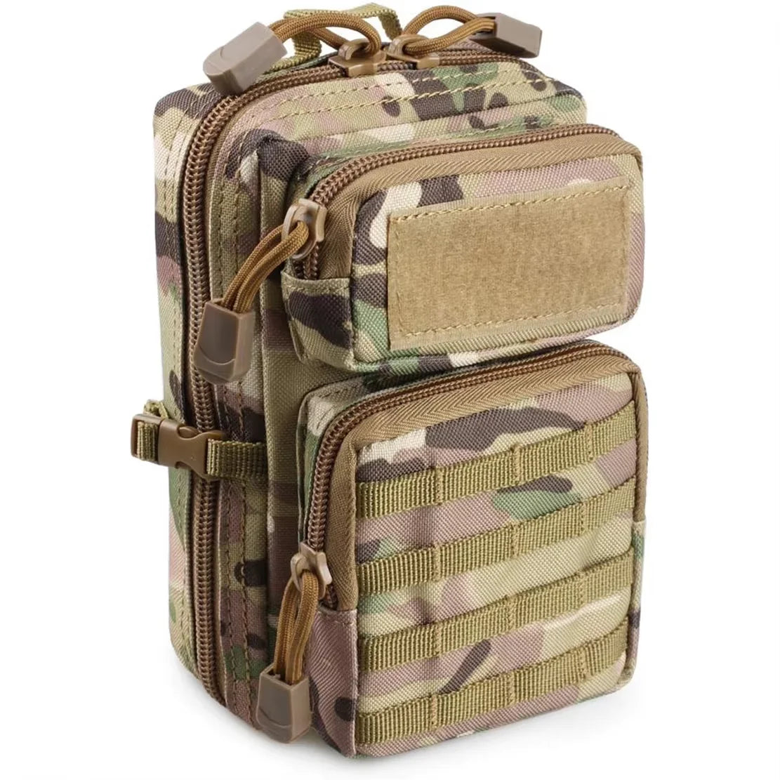 Mini Molle Utility Pouch, EDC Small Tool Pouch for Outdoor Hiking Camping, Phone & Gear Storage Bag