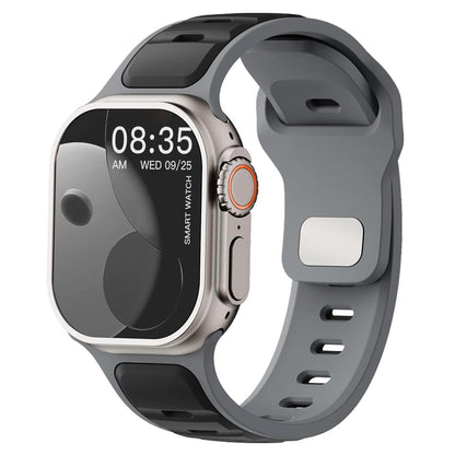 For Iwatch Series 11 10 9 8 7 6 5 4 SE3 Ultra 1 2 Silicone Strap Sports Band for Apple Watch 49mm 46mm 45mm 44mm 42mm 41mm 40mm