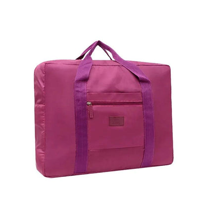 Lightweight Foldable Travel Duffel Bag: Unisex Tote Carry-On Luggage for Weekenders & Overnight Stays