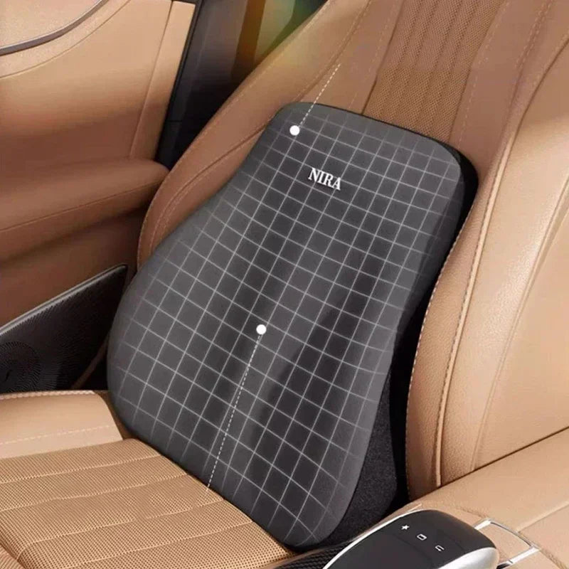 Memory Foam Car Universal Headrest Lumbar Cushion Back Cushion Lumbar Pillow Car Comfort Neck Pillow General Accessories Amagi