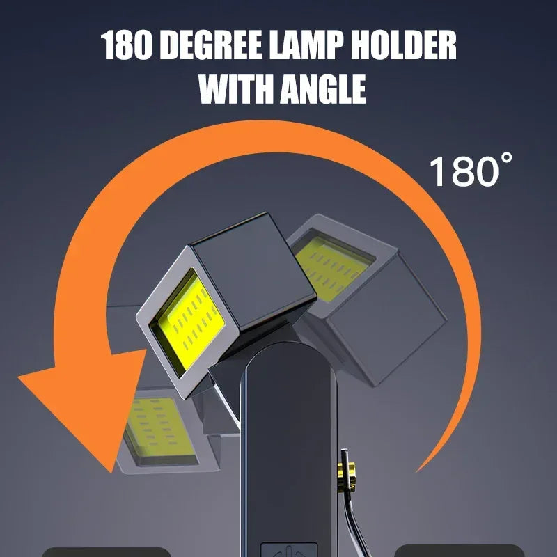 Magnetic Work Light Rechargeable COB Flashlight Suitable for Night Work Emergency Lamp Night Light Small Car Lamp - Urbizia