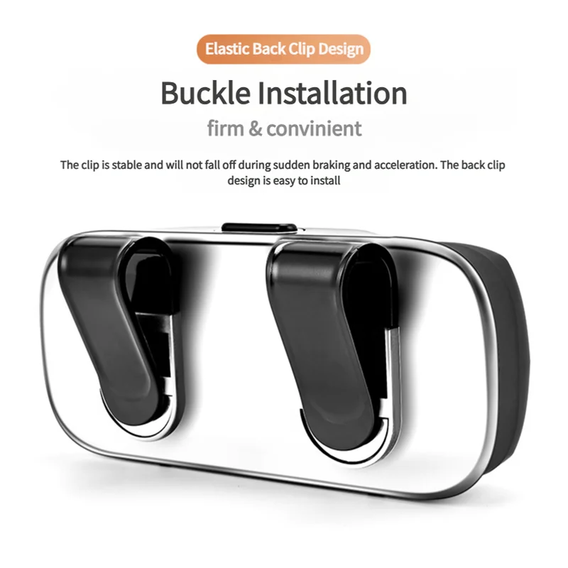 Car Visor Glasses Case Premium ABS Flocking Inner Auto Sunglasses Organizer Storage Case Anti-Scratch Eyeglasses Protection Box