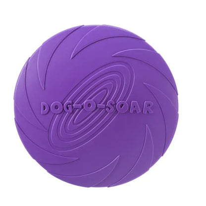Silicone Flying Saucer Funny Dog Cat Toy Dog Game Flying Discs Resistant Chew Puppy Training Interactive Pet Supplies - Urbizia