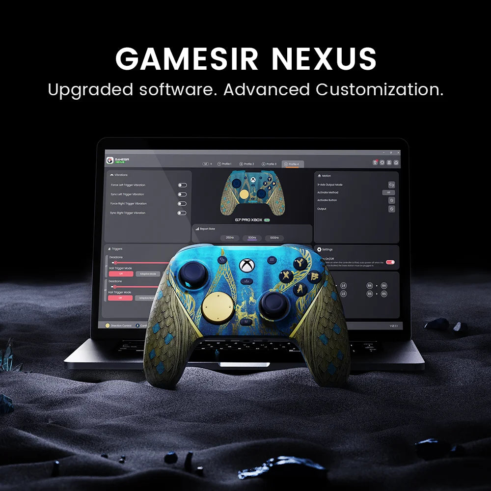 GameSir G7 Pro Wuchang Wireless Xbox Controller with Smart Charging Dock, TMR Joytick, Hall Effect Trigger, Swappable Faceplate