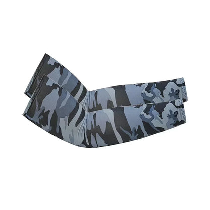 2Pcs Unisex Cooling Arm Sleeves Cover Sports Running UV Sun Protection Outdoor Men Fishing Cycling Quick Dry Arm Warmer