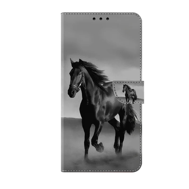 Magnetic Flip Leather Cover For Samsung Galaxy S26 S25 S24 S23 Plus Ultra Edge 4G/5G Wallet Case For Galaxy S24 S23 FE