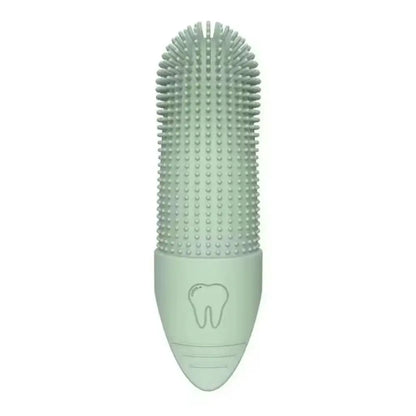 Dog Toothbrush, 360° Cleaning Finger Toothbrush for Dogs, Food Grade Silicone Dog Finger Toothbrush for Dogs & Cats Dental Care