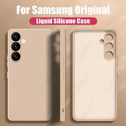 Luxury Liquid Silicone Case for Samsung Galaxy Series