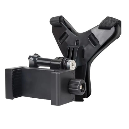 Motorcycle Helmet Chin Strap Mount Phone Clip Holder For GoPro insta360 Osmo SJCAM AKASO For iPhone Huawei Samsung Smartphones