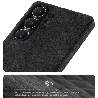 Genuine Italy Alcantara Leather Magnetic Case for Samsung S26 Ultra S26+ Plus with Magsafe Super Car Luxury Phone Back Cover