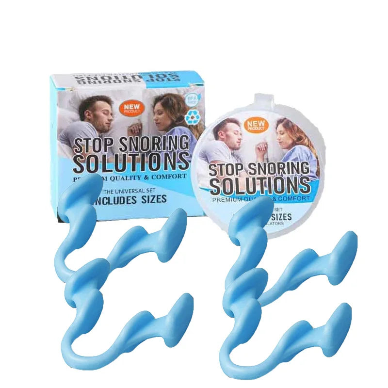 Silicone Nose Clip Anti-Snoring Nasal Dilator for Sleeping Breath Easier Snore Right Nasal Clip Improve Respiratory Comfort