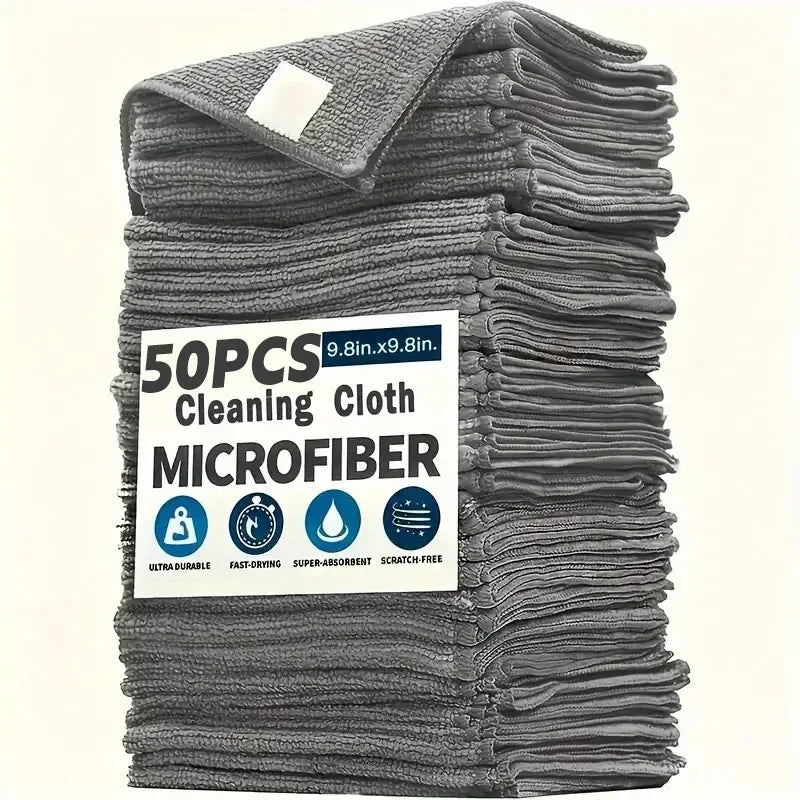 Thicken Microfiber Cleaning Cloths Lint Free Microfiber Cleaning Towel Cloths Reusable Cleaning Towels Absorbent for Car Window - Urbizia