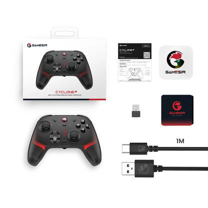 GameSir Cyclone 2 Wireless Controller for Nintendo Switch 2 / PC / Mobile, Bluetooth Gamepad with Hall Sensor Triggers