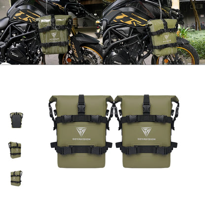 1/2PC Motorcycle Bumper Bag For BMW R1200GS R1250GS ADV For HONDA NC750X CB500X Waterproof Crash Bars Bag Bumper Repair Tool Bag