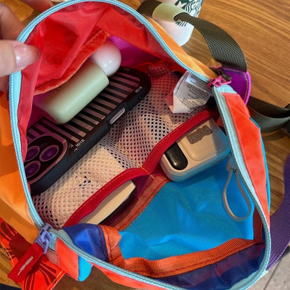 Fashionable Large Capacity Unisex Camel Design Waist Bag Chest Bag Outdoor Hiking Crossbody Bag Toiletry Cosmetic Pouch