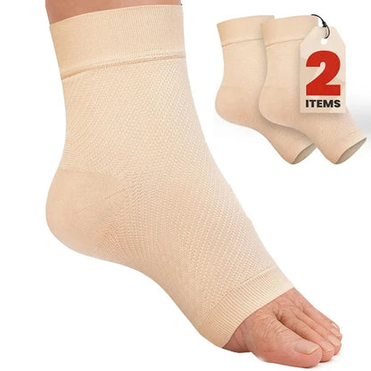 1Pcs Ankle Compression Sleeve,Plantar Fasciitis Braces,Open Toe Compression Socks for Swelling,Sprain,Neuropathy,Foot Arch Sup