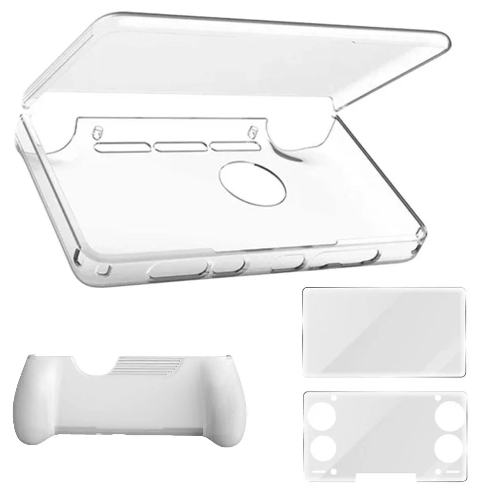 TPU Clear Caes Protective Set For AYN THOR Gaming Accessories Game Console Soft Flip Shell Anti Fall Grip Case Shell Grip Bag