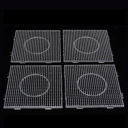 Clearance_2.6mm/5mm Perler Beads Square Pegboard 3D Puzzle Juguetes For Hama Bead Educational Toys for Children Jigsaw Puzzle Br
