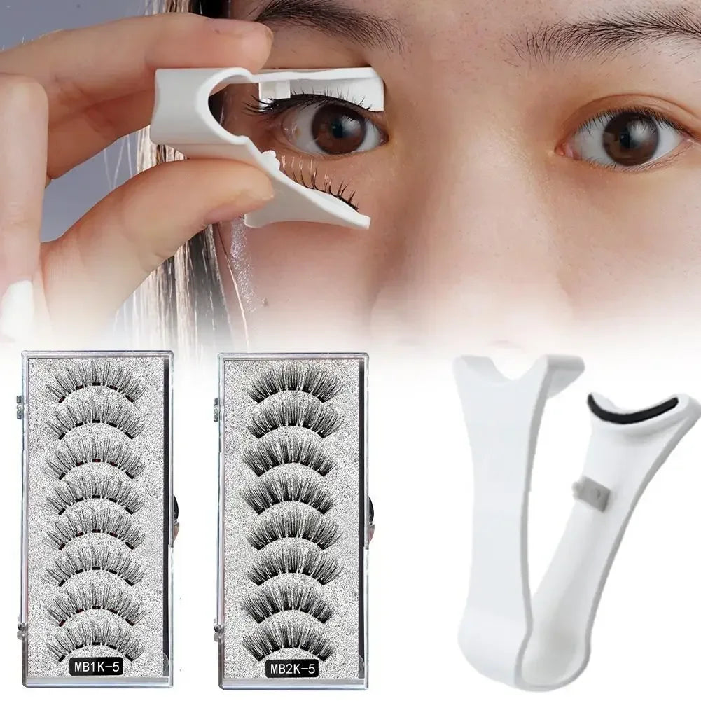 3D Magnetic Eyelashes Kit with Tweezers - Urbizia