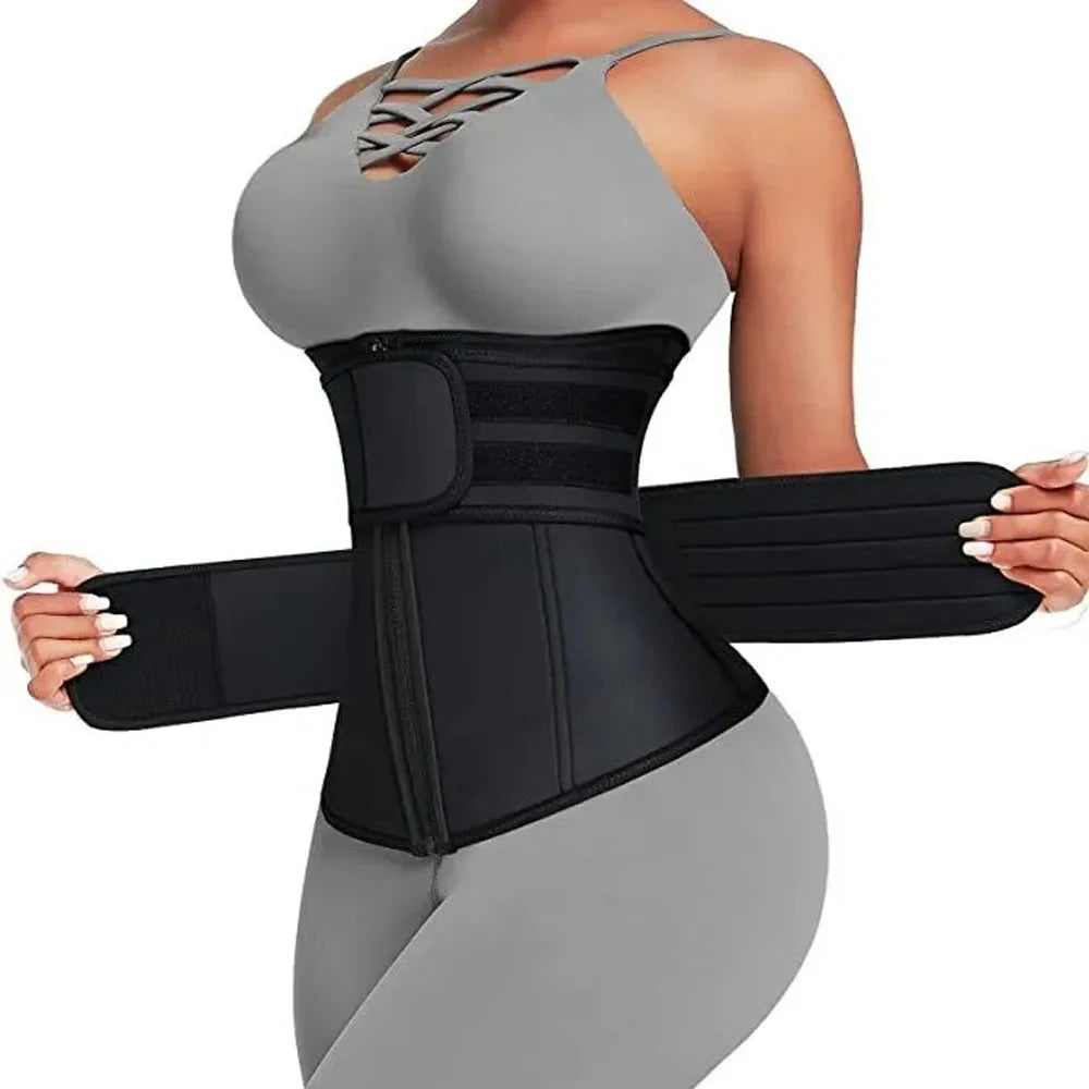 Adjustable Women's Waist Trainer Belt Postpartum Abdomen Tightening Buckle Closure Shapewear Comfortable Home Wear Underwear
