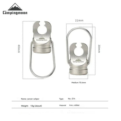 CAMPINGMOON Gas Cylinder Punch Tool Keychain Camping Accessory - Urbizia
