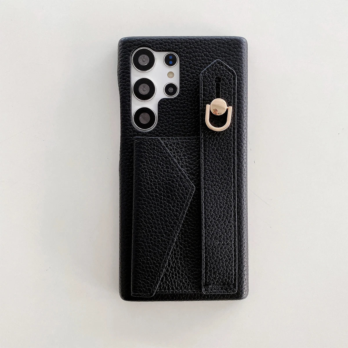 Luxury PU Leather Wrist Strap Wallet Case For Samsung Galaxy S25 S24 S23 S21 S20 FE S22 Plus Note 20 Ultra A52 A53 A54
