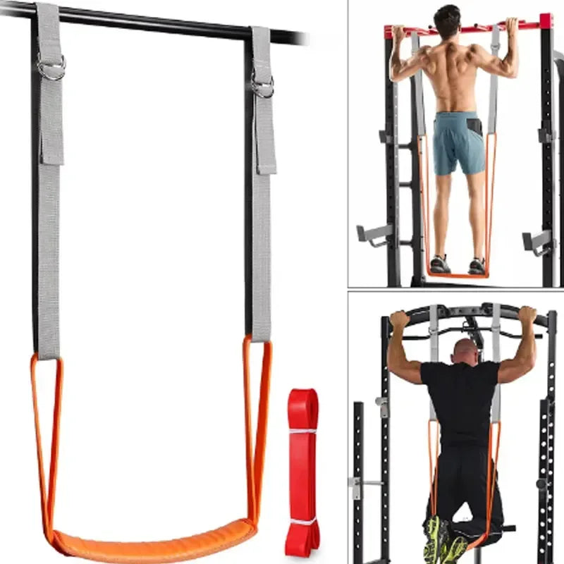 1pc horizontal bar pull up power band, adjustable training assistance band, elastic band, men's and women's indoor home fitness - Urbizia