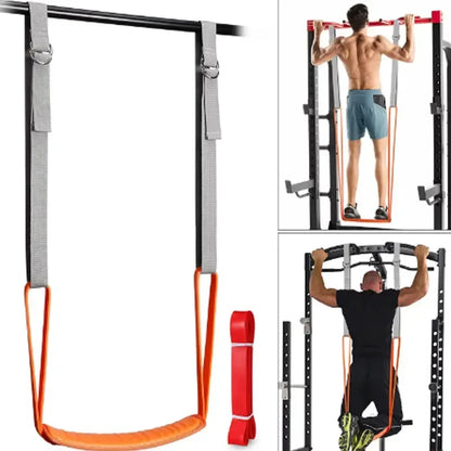 1pc horizontal bar pull up power band, adjustable training assistance band, elastic band, men's and women's indoor home fitness - Urbizia