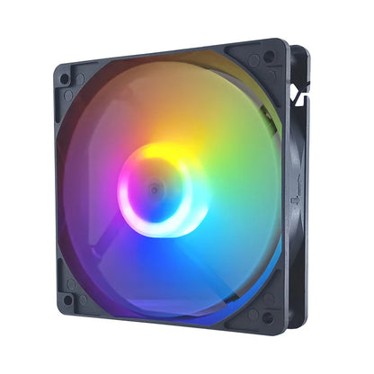 Festival Promotion 120mm PC Fan Rainbow RGB High Cooling Performance Quiet Gaming Computer Case Fan 2026 New Arrival Cooler For