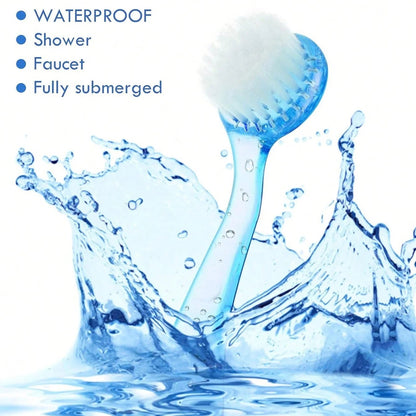 3‑Piece Facial Cleansing Brush Set Soft Bristle Exfoliating