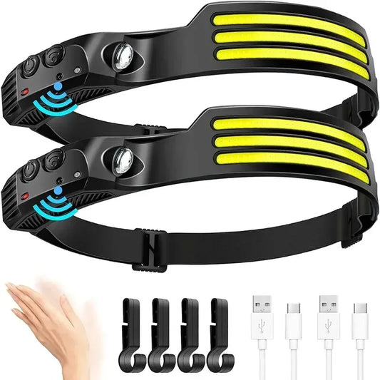 COB LED USB Rechargeable Headlamp - Urbizia
