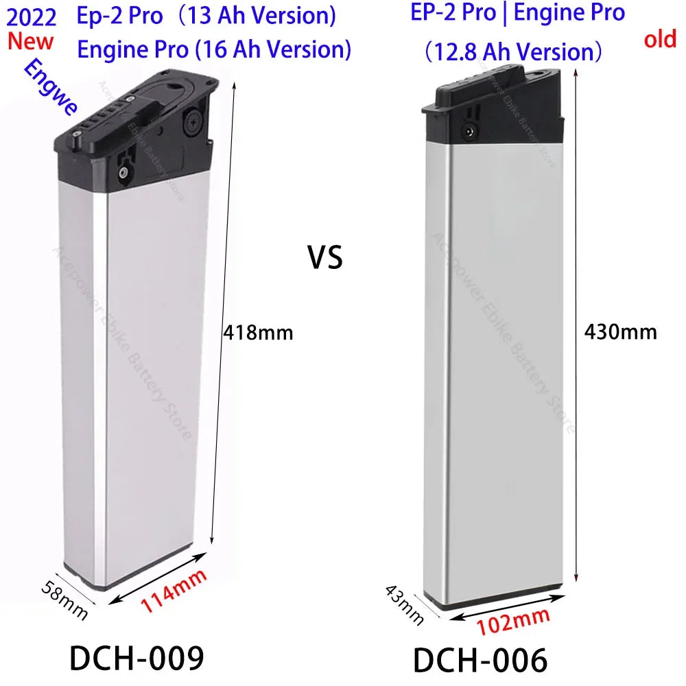 For Engwe EP-2 Pro Engine Pro Engine X MATE X Electric Bicycle Battery 48V 13Ah 16Ah 17.5Ah Replacement Battery Akku for Engwe