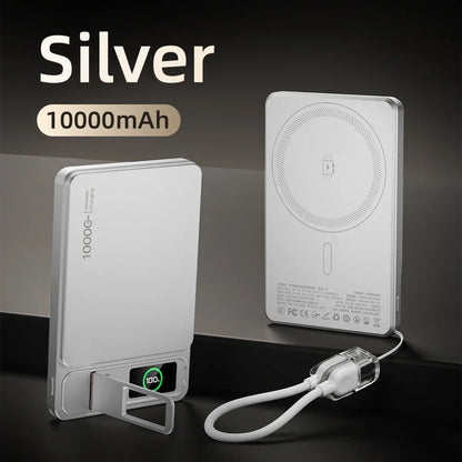 10000mAh MagSafe Slim Magnetic Wireless Power Bank 20W