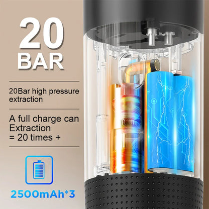 Wireless Electric Portable Espresso Machine