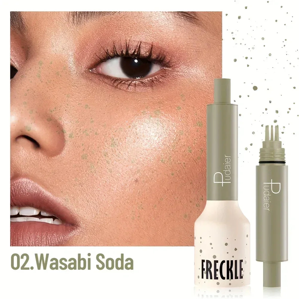 Freckle Stamp Makeup Pen Waterproof, Natural Look Dot Freckles, Long Lasting, Sweatproof, Beginner Friendly - Urbizia