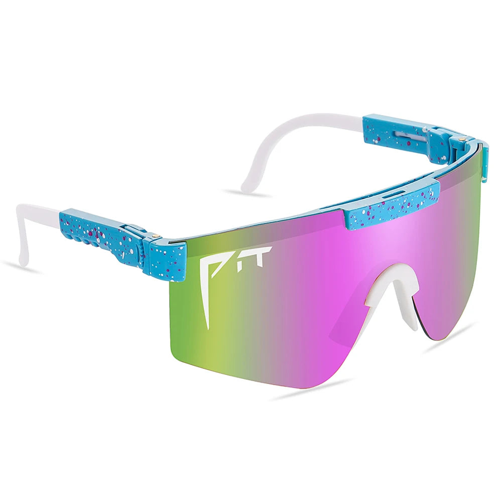 Youth Stylish Windproof Sunglasses Men Women Anti-Dust Colorful Goggles for Skateboard Cycling Hiking Running Outdoor Sports