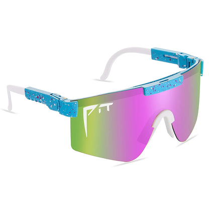 Youth Stylish Windproof Sunglasses Men Women Anti-Dust Colorful Goggles for Skateboard Cycling Hiking Running Outdoor Sports
