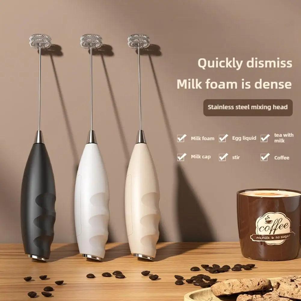 Wireless Electric Milk Frother Handheld Foam Mixer