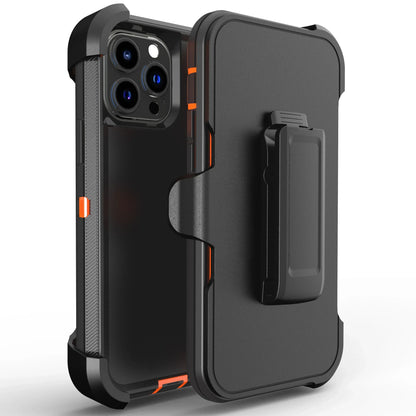 Luxury OTT Armor BOX Phone Case for IPhone 17 Air 16 15 14 Plus 13 12 Pro Max Soft Bumpers with Belt Clamp Protective Hard Cover