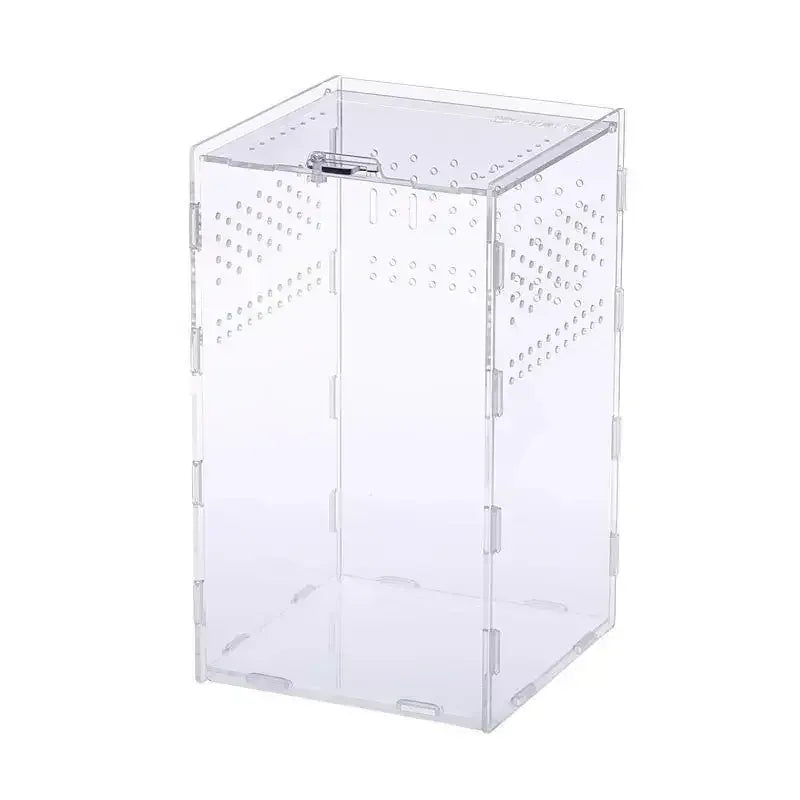Reptile Habitat Terrarium Breeding Box Acrylic Case Nano Arboreal Tarantula Enclosure Spider Scorpion Bearded Dragon Habitat - Urbizia