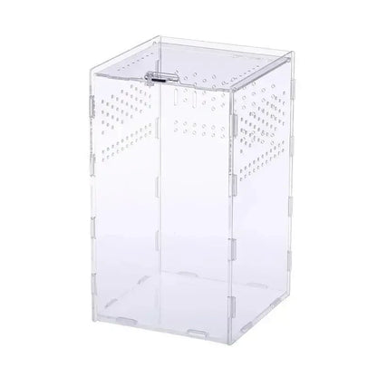 Reptile Habitat Terrarium Breeding Box Acrylic Case Nano Arboreal Tarantula Enclosure Spider Scorpion Bearded Dragon Habitat - Urbizia