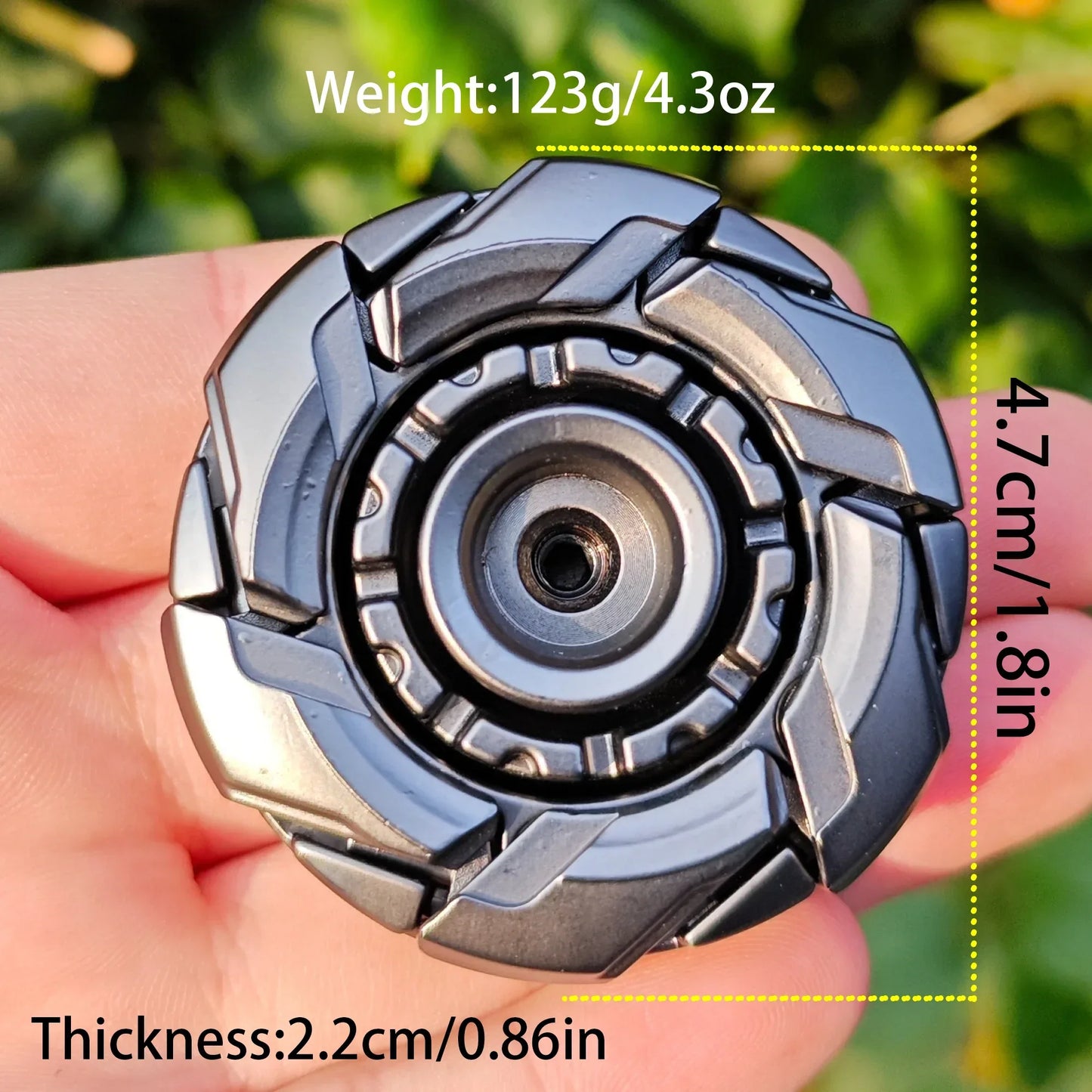 EDC Fidget Sliders Fidget Toys Stress Relief For Adults Magnetic Metal Fidgety Mood Buster Open Armor Spinning TopFidget Toys